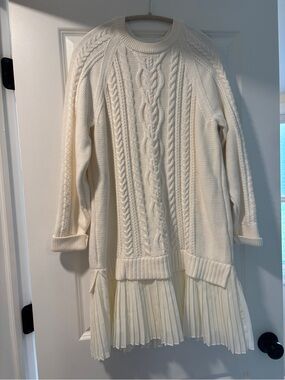 Anthropologie Delphine twofer sweater mini dress